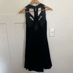 Jessica McClintock Gunnie Sax Vintage Velvet Dress